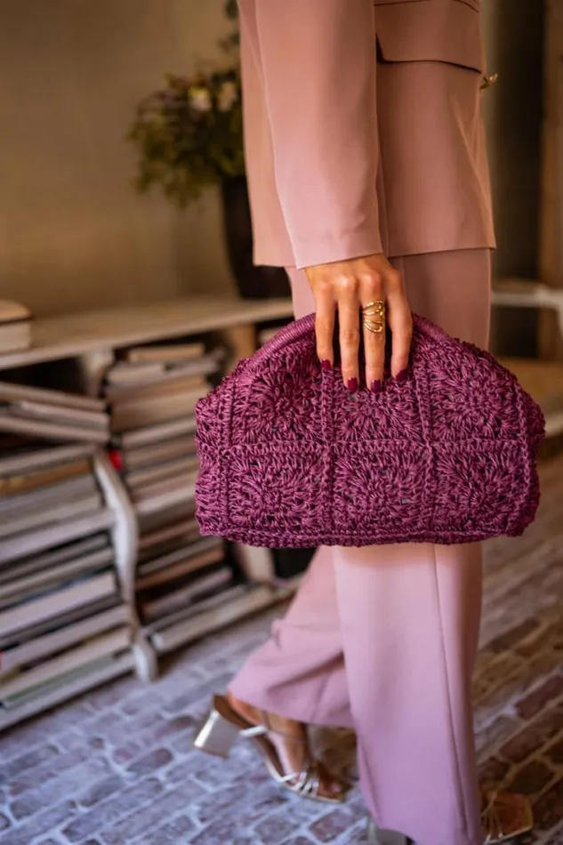 Easy Clothes Purple Alonsa Bag Jewelry and Accessories Handbags
