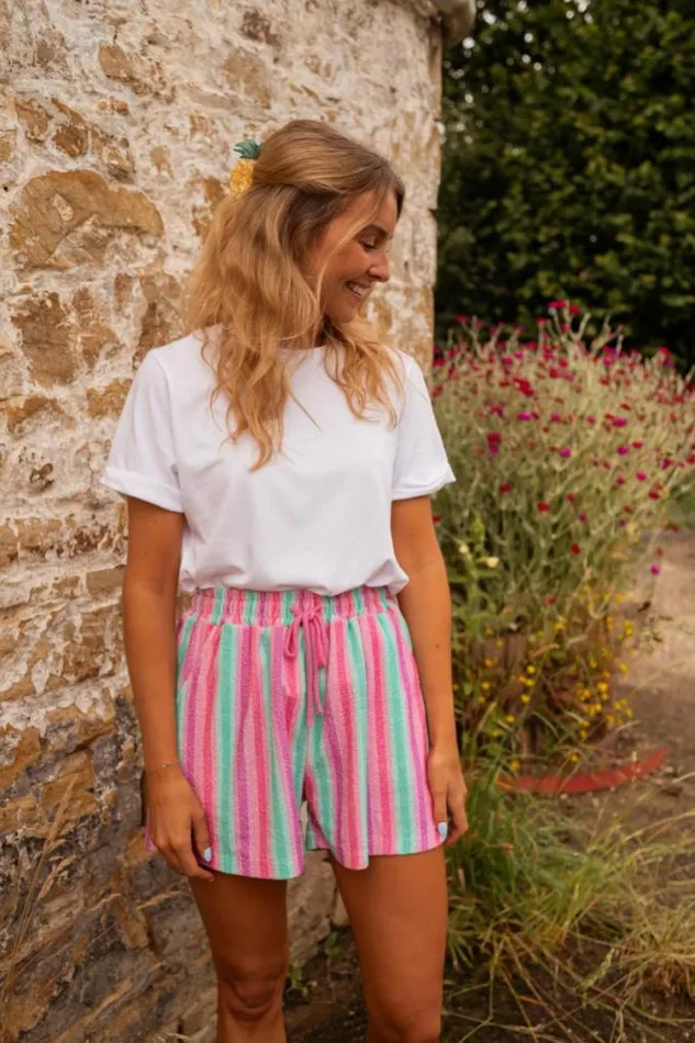 Easy Clothes Striped Hemmo Shorts Women039s Clothing Shorts Easy Clothes Striped Hemmo Shorts Women039s Clothing Shorts