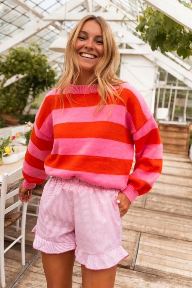 Easy Clothes Striped Sabrina Sweater Women039s Clothing Sweaters