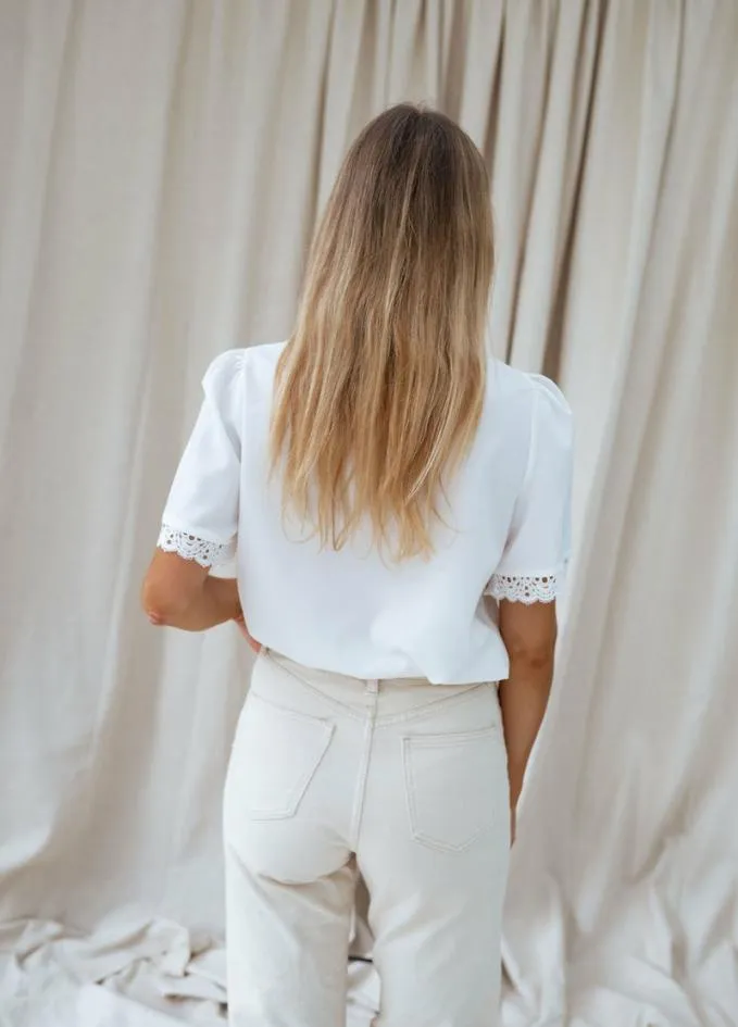 Easy Clothes White Celie Blouse Women039s Clothing Blouses Easy Clothes White Celie Blouse Women039s Clothing Blouses