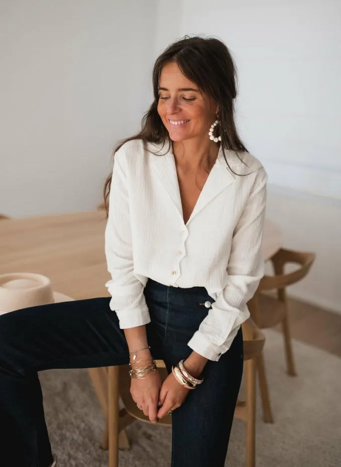 Easy Clothes White Lutece Blouse Women039s Clothing Blouses