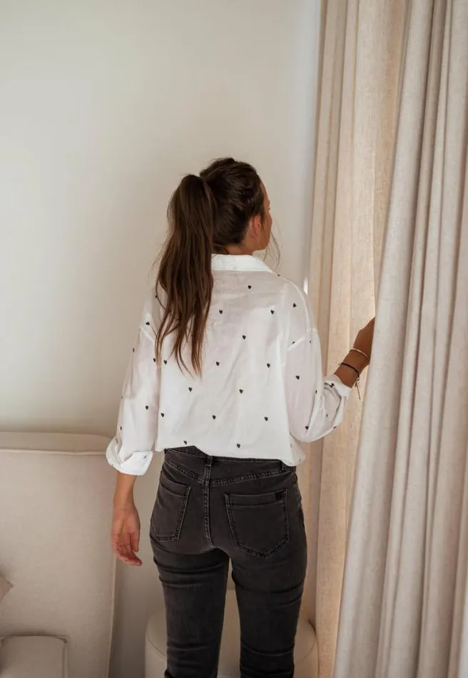 Easy Clothes White Resa Shirt Women039s Clothing Shirts