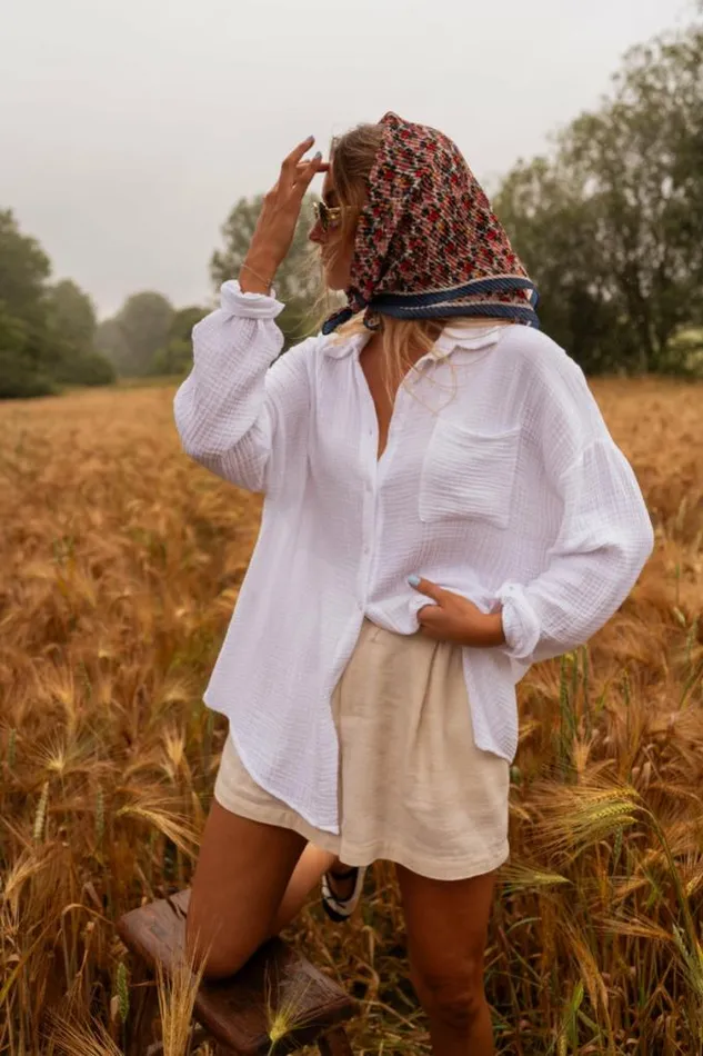 Easy Clothes White Sevan Shirt Women039s Clothing Shirts Easy Clothes White Sevan Shirt Women039s Clothing Shirts