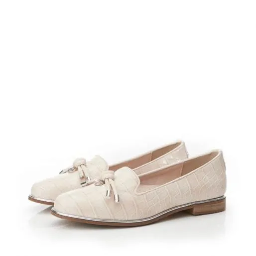 Ebrielle Cameo Patent Mocc Croc Women Moda In Pelle Casual Shoes And Trainers