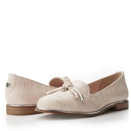 Ebrielle Cameo Patent Mocc Croc Women Moda In Pelle Casual Shoes And Trainers