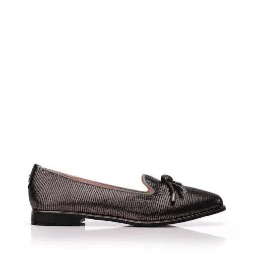 Ebrielle Pewter Metallic Women Moda In Pelle Casual Shoes And Trainers