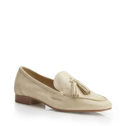 Elmo Gold Metallic Leather Women Moda In Pelle Flat And Ballerina Shoes Elmo Gold Metallic Leather Women Moda In Pelle Flat And Ballerina Shoes