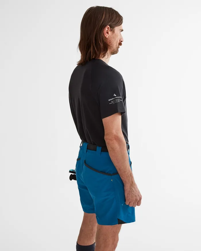 Fafne Activity Base Layer Tee Dark Deep Sea Men Klttermusen Base Layers