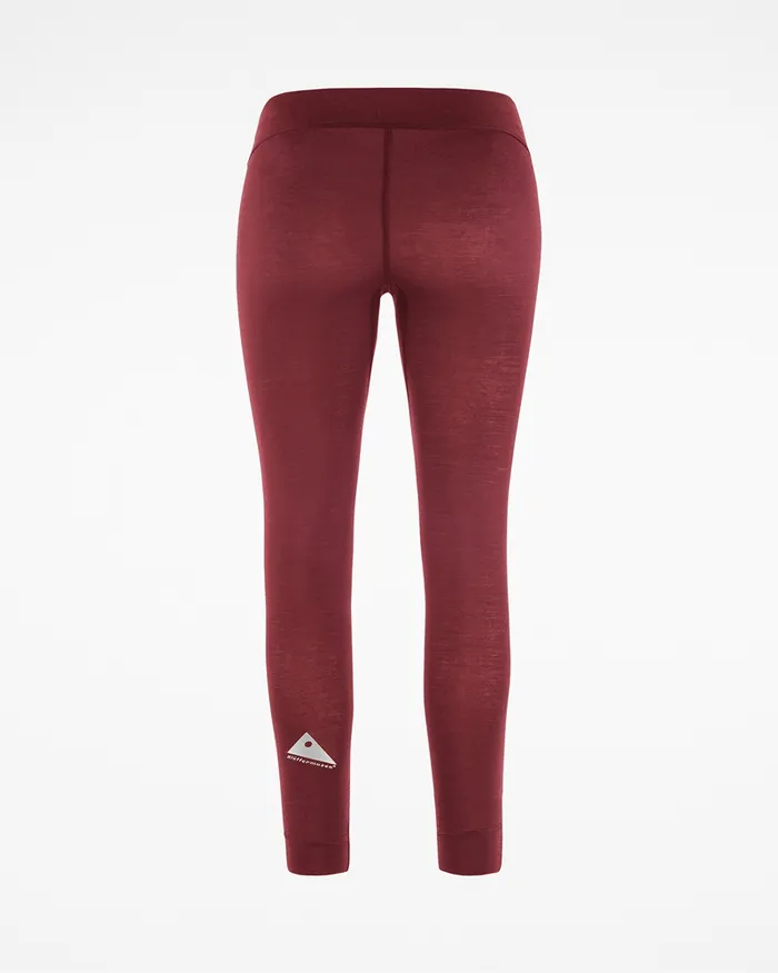 Fafne Activity Baselayer Pants Dark Russet Women Klttermusen Pants