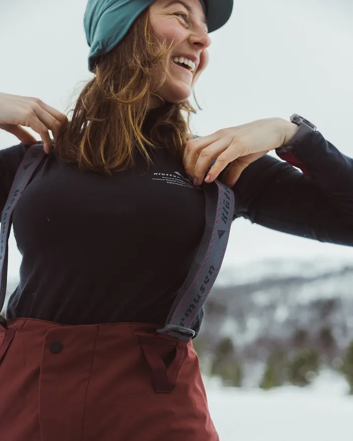 Fafne Activity Baselayer Turtleneck Dark Deep Sea Women Klttermusen Base Layers