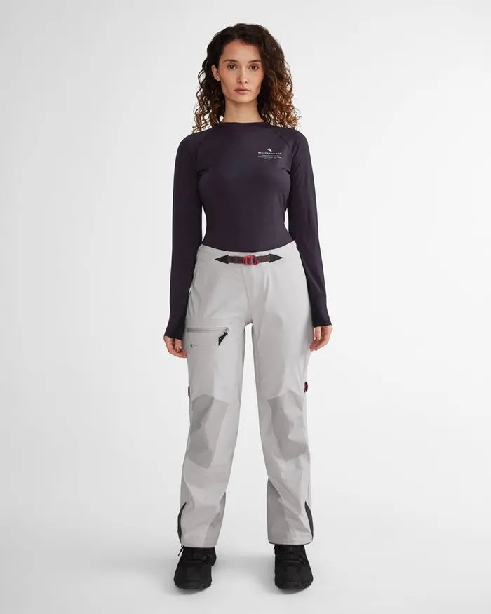 Fafne Baselayer Crewneck Grape Women Klttermusen Base Layers