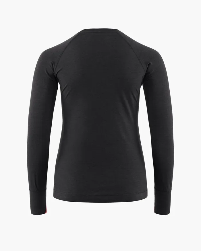 Fafne Baselayer Crewneck Raven Women Klttermusen Base Layers