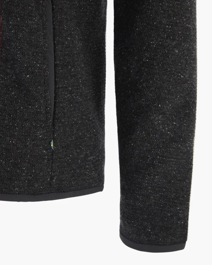 Falen Wooly Hooded Wool Sweatshirt Dove Grey Women Klttermusen Fleeces and Sweaters