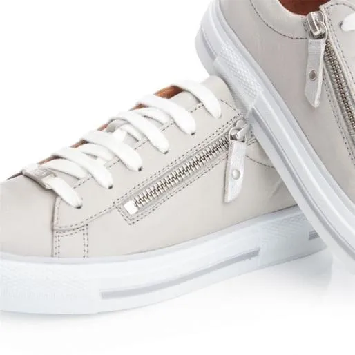 Filicia Light Grey Leather Women Moda In Pelle Casual Trainers Filicia Light Grey Leather Women Moda In Pelle Casual Trainers
