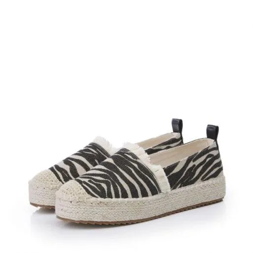 Fiori Zebra Textile Women Moda In Pelle Casual Shoes And Trainers Fiori Zebra Textile Women Moda In Pelle Casual Shoes And Trainers