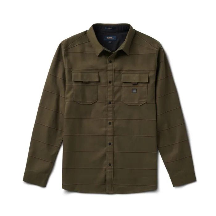 Flannels Men Roark Diablo Long Sleeve Flannel Military 2