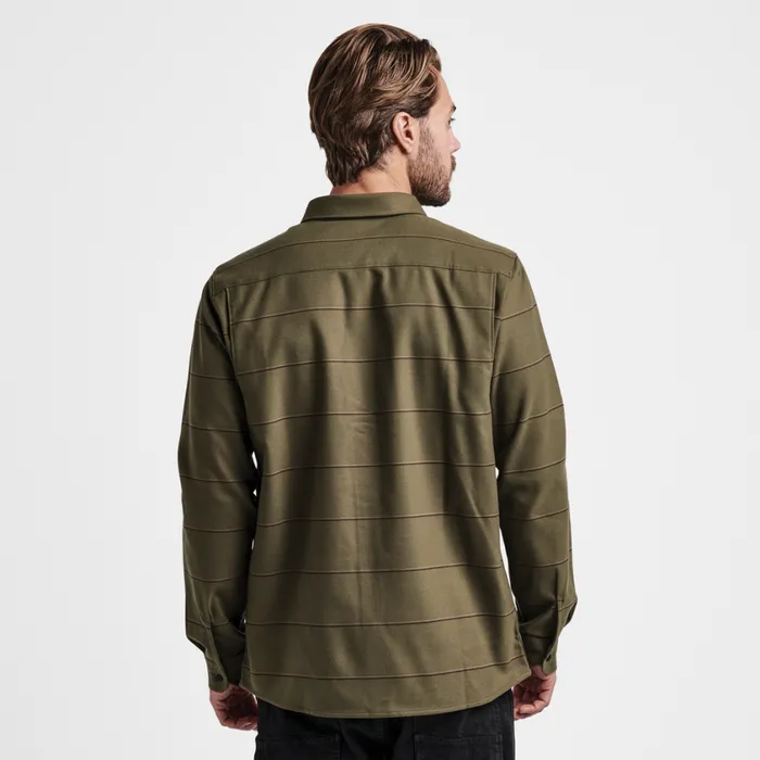 Flannels Men Roark Diablo Long Sleeve Flannel Military 2