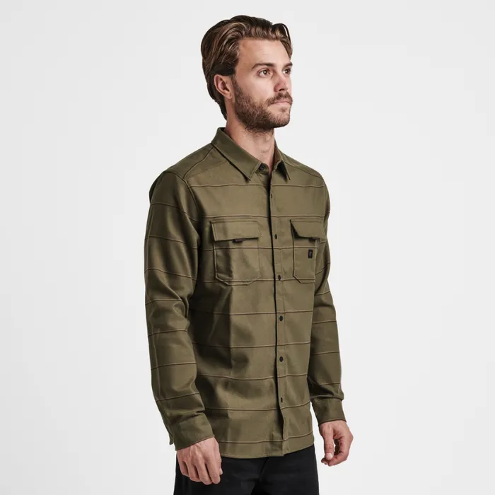 Flannels Men Roark Diablo Long Sleeve Flannel Military 2