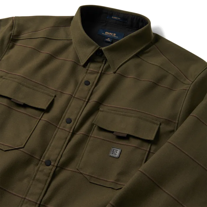 Flannels Men Roark Diablo Long Sleeve Flannel Military 2