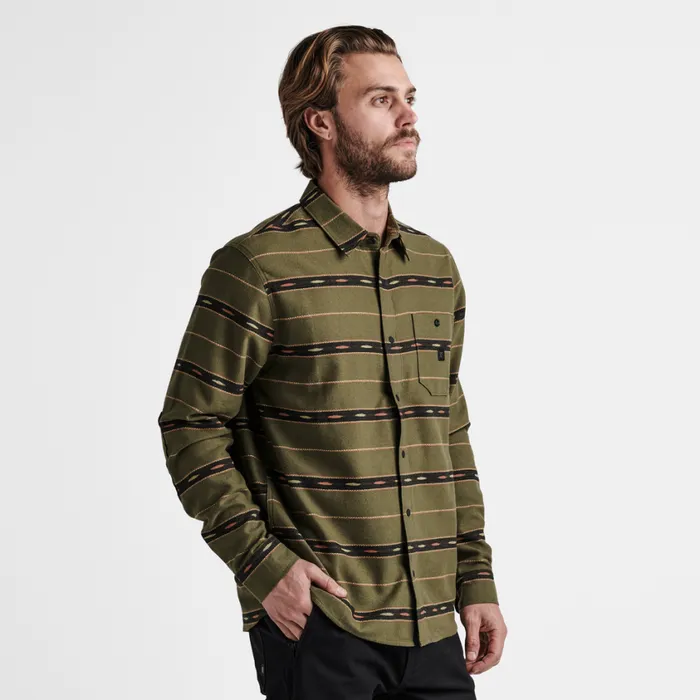 Flannels Men Roark Nordsman Light Long Sleeve Flannel Antico Military