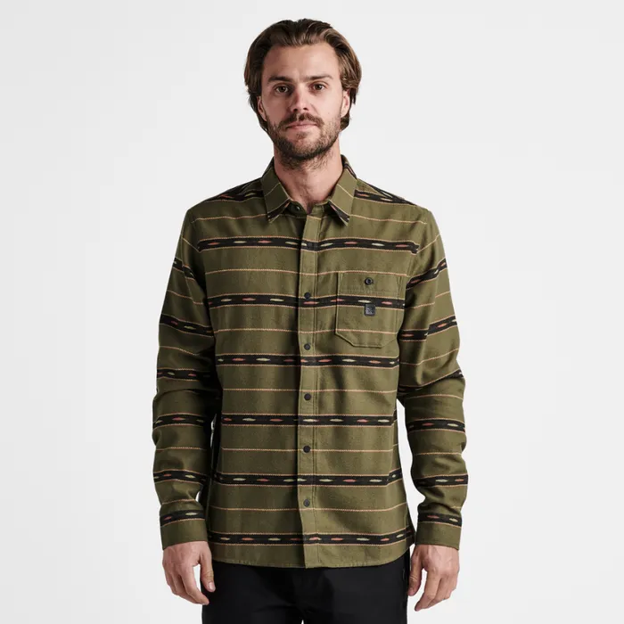 Flannels Men Roark Nordsman Light Long Sleeve Flannel Antico Military