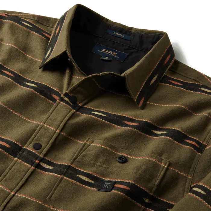 Flannels Men Roark Nordsman Light Long Sleeve Flannel Antico Military