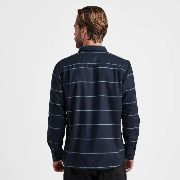 Flannels Men Roark Nordsman Light Long Sleeve Flannel Dark Navy