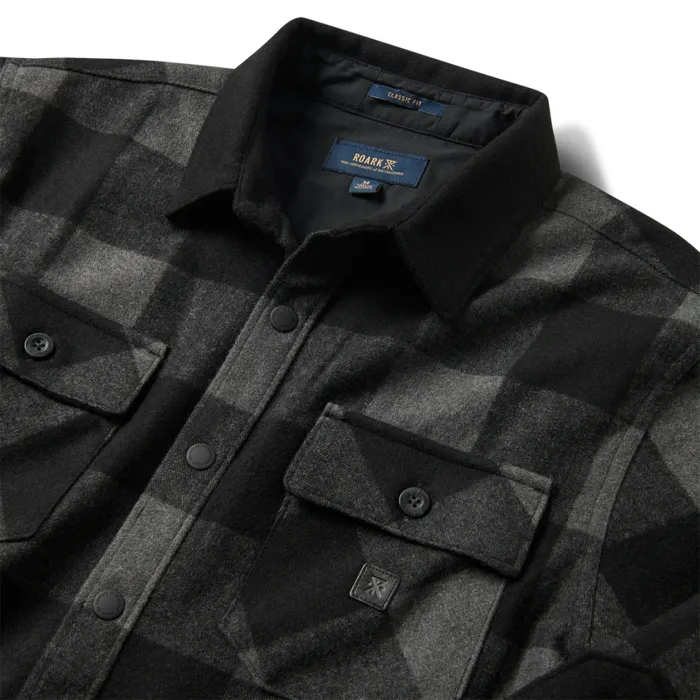 Flannels Men Roark Nordsman Long Sleeve Flannel Charcoal Plaid