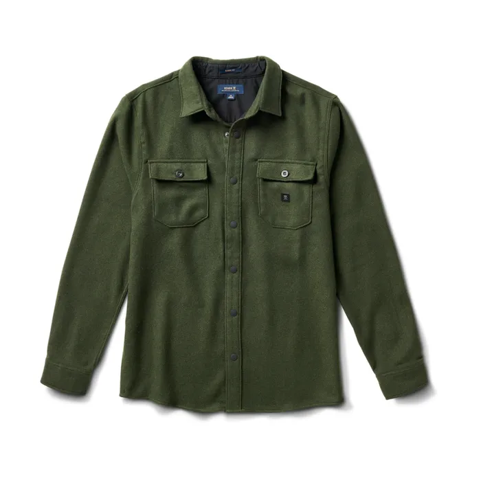 Flannels Men Roark Nordsman Long Sleeve Flannel Dark Military