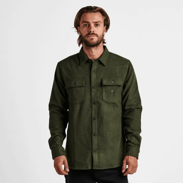 Flannels Men Roark Nordsman Long Sleeve Flannel Dark Military