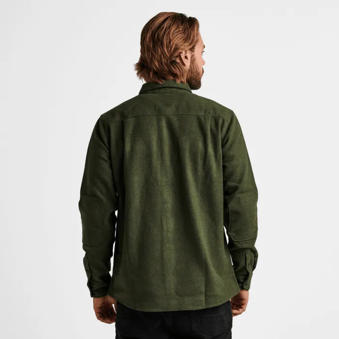 Flannels Men Roark Nordsman Long Sleeve Flannel Dark Military