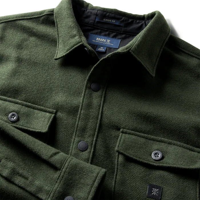 Flannels Men Roark Nordsman Long Sleeve Flannel Dark Military
