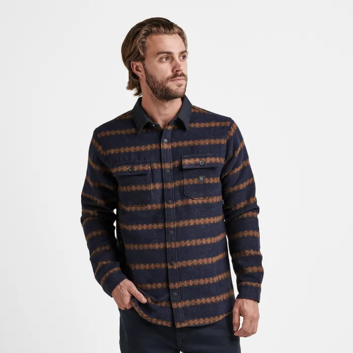 Flannels Men Roark Nordsman Long Sleeve Flannel Dark Navy 2