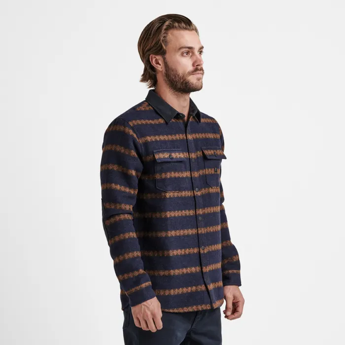 Flannels Men Roark Nordsman Long Sleeve Flannel Dark Navy 2