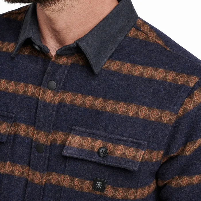 Flannels Men Roark Nordsman Long Sleeve Flannel Dark Navy 2