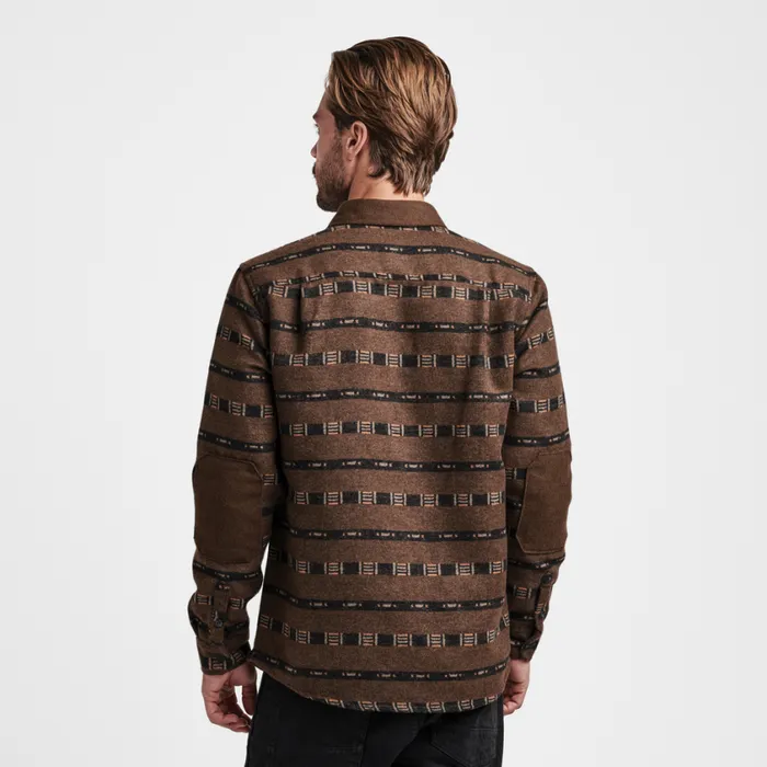 Flannels Men Roark Nordsman Long Sleeve Flannel Wagara Coffee