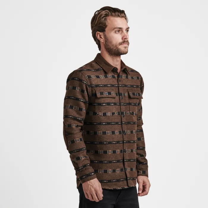 Flannels Men Roark Nordsman Long Sleeve Flannel Wagara Coffee
