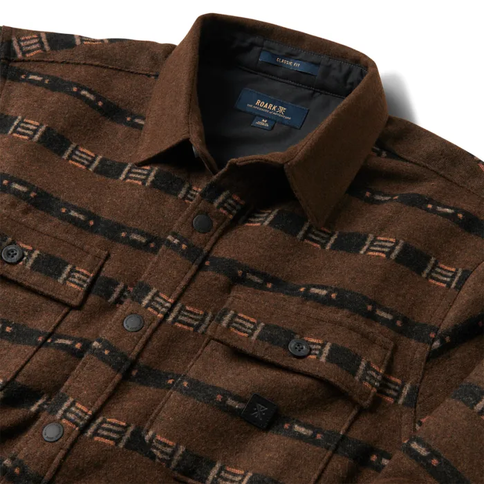 Flannels Men Roark Nordsman Long Sleeve Flannel Wagara Coffee