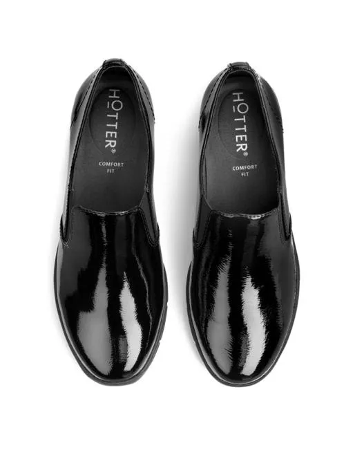 Flat Shoes Women Hotter Sutton Shoes Black
