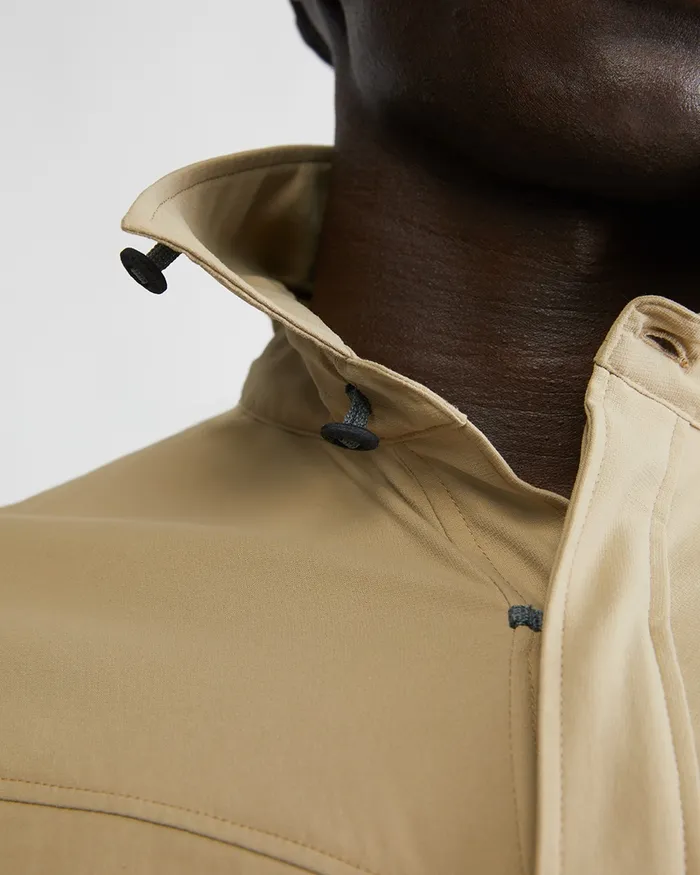 Garm Levitend Long Sleeve Shirt Khaki Men Klttermusen Shirts