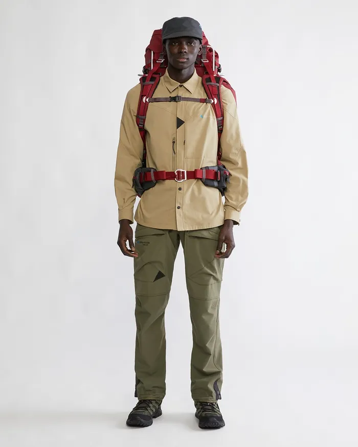 Garm Levitend Long Sleeve Shirt Khaki Men Klttermusen Shirts