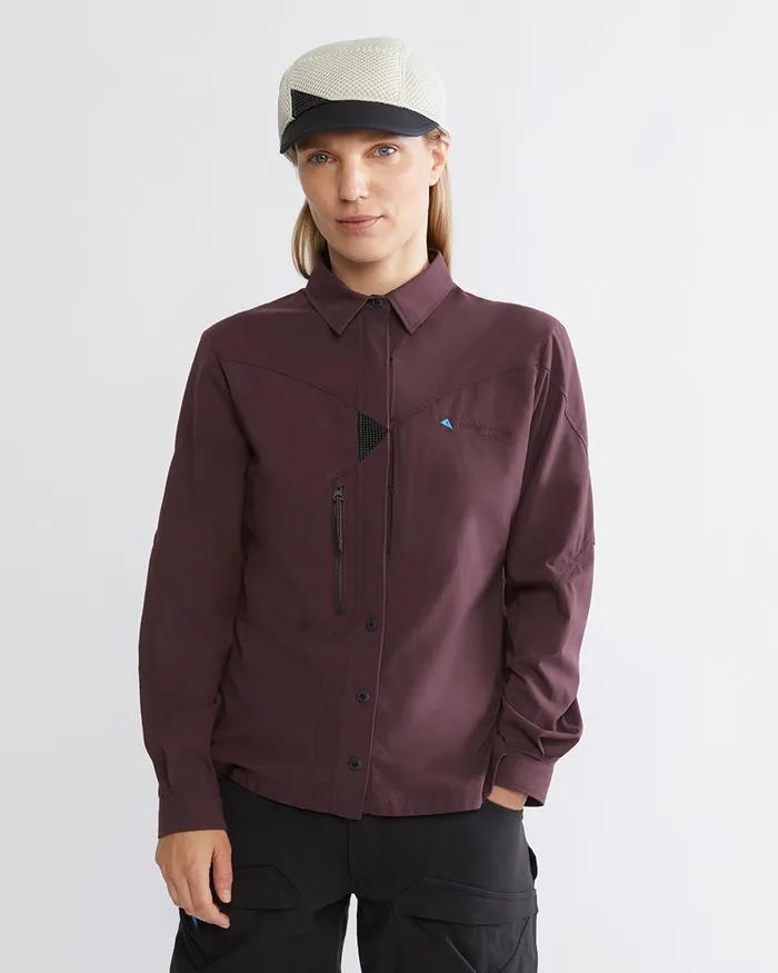 Garm Levitend Long Sleeve Shirt Raven Women Klttermusen Shirts