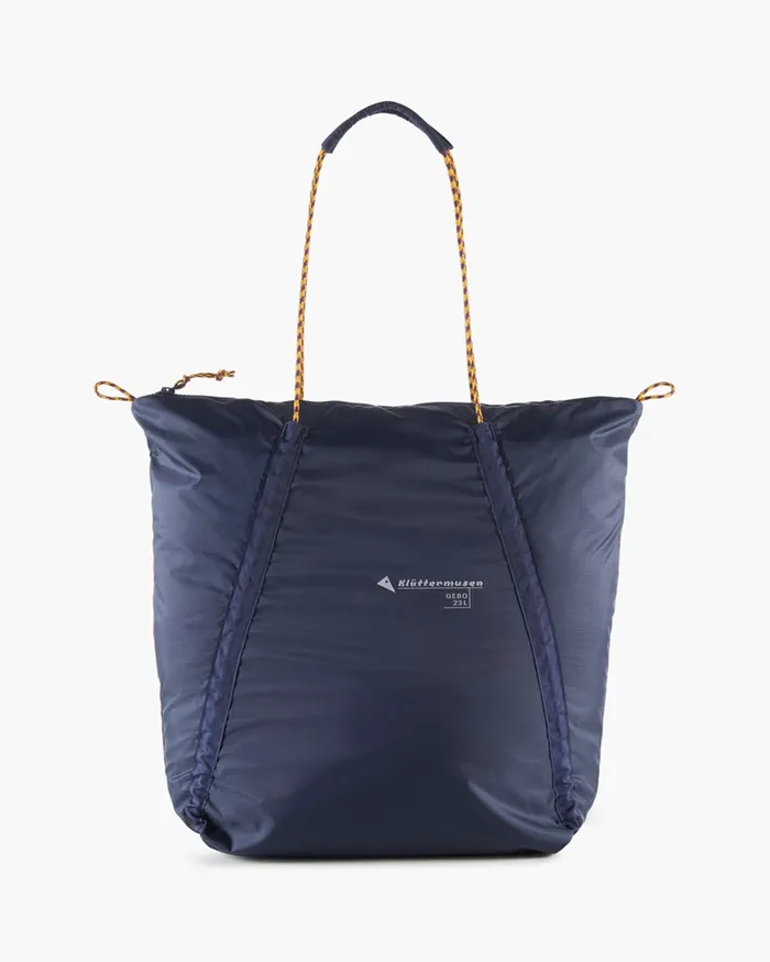 Gebo Lightweight Tote Bag 23L Indigo Blue MenWomen Klttermusen Tote Bags