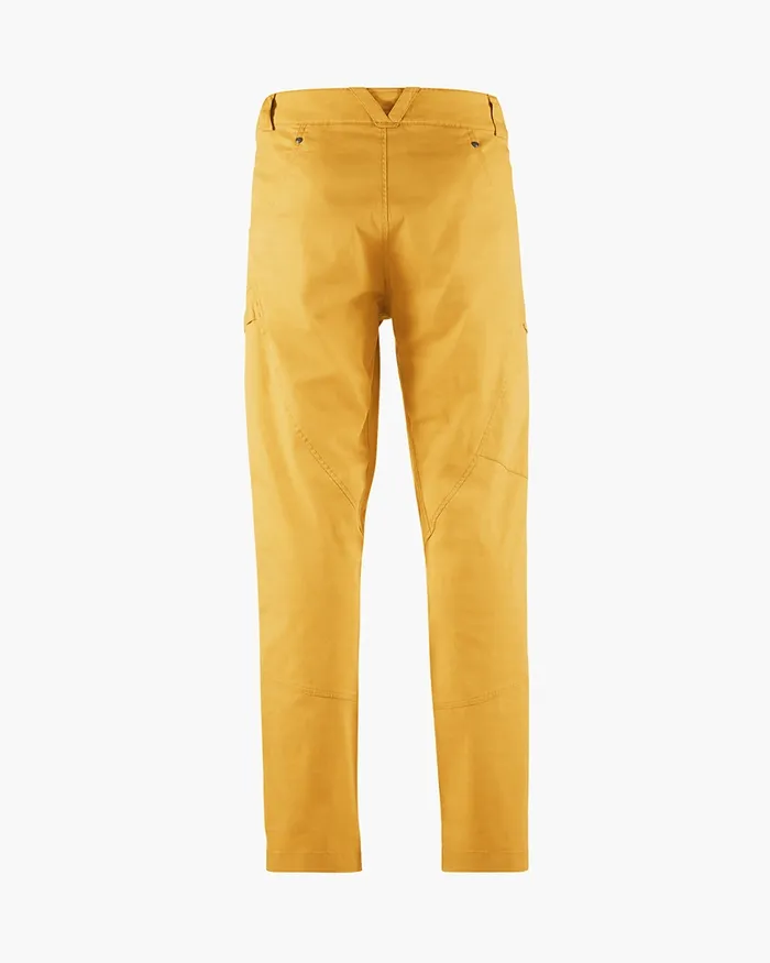 Gefjon 20 Flexible Cotton Pants 8211 Short Amber Gold Men Klttermusen Pants
