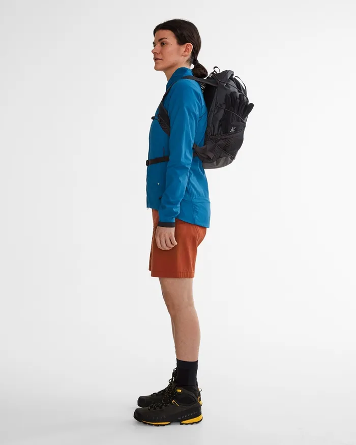 Gefjon Performance Shorts Rust Women Klttermusen Shorts
