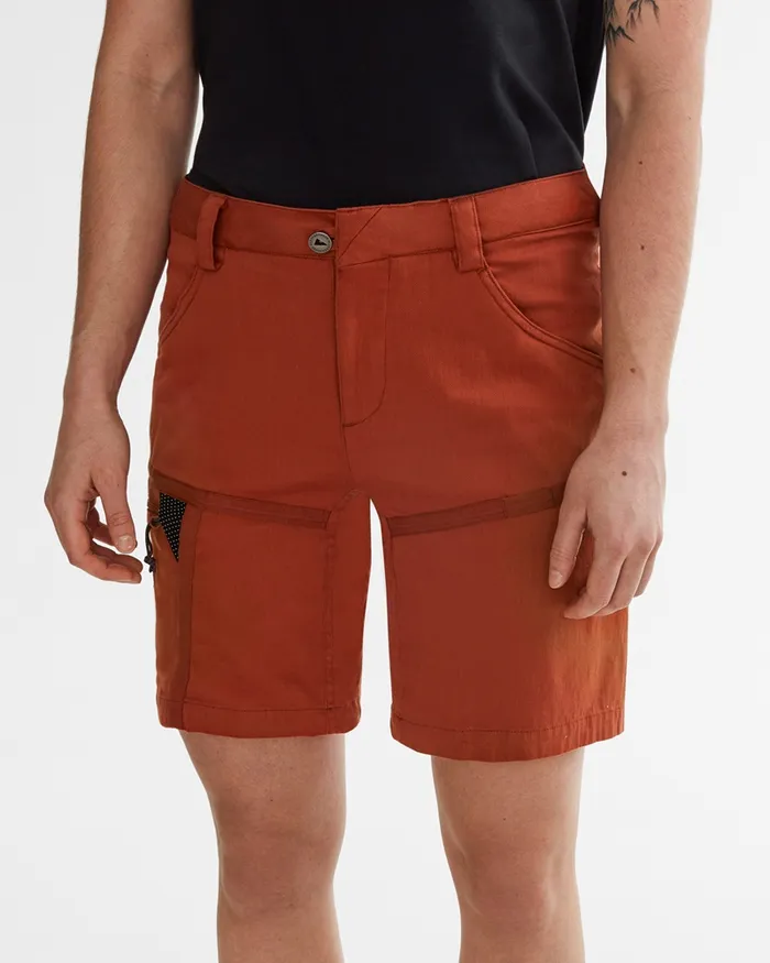 Gefjon Performance Shorts Rust Women Klttermusen Shorts
