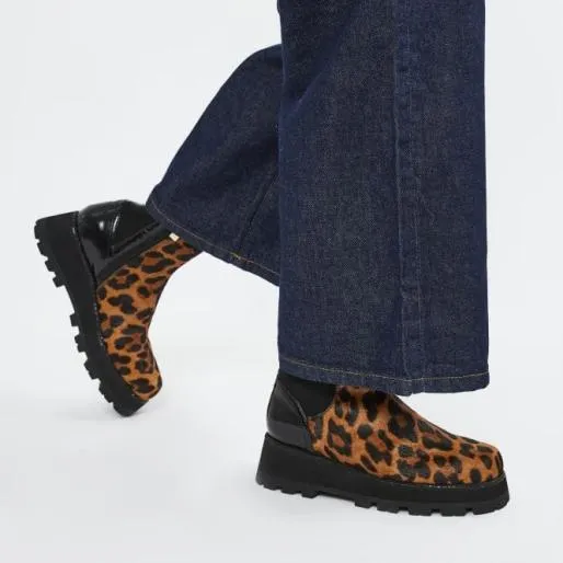 Gerri Leopard Leopard Pony Women Moda In Pelle Ankle Boots Gerri Leopard Leopard Pony Women Moda In Pelle Ankle Boots