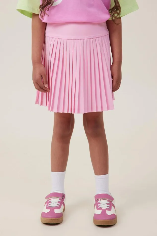 Girls 214 Activewear Cotton On Ashleigh Tennis Skirt Cali Pink