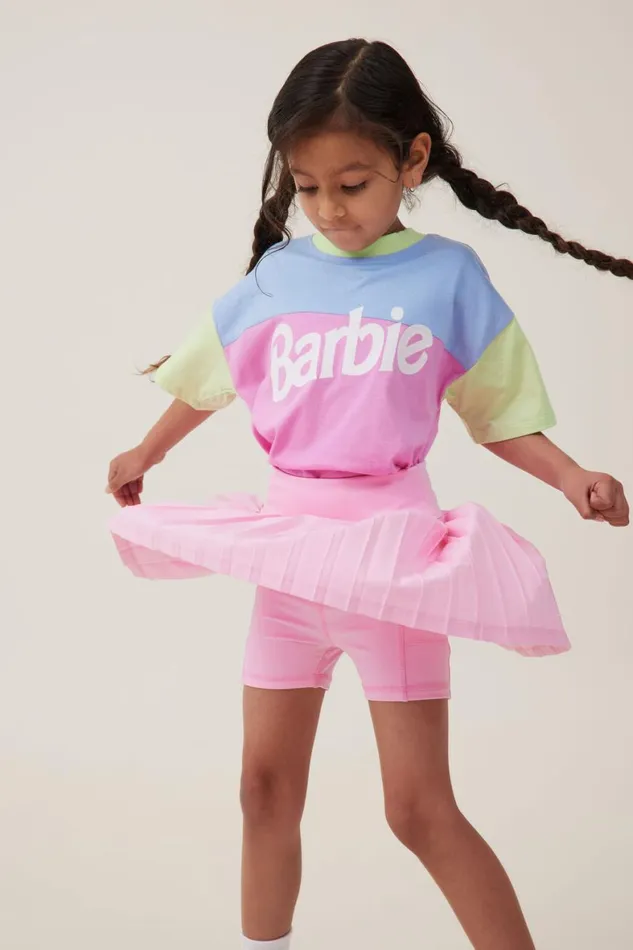 Girls 214 Activewear Cotton On Ashleigh Tennis Skirt Cali Pink