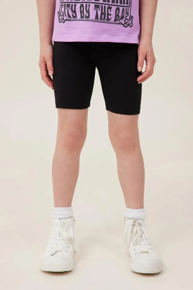 Girls 214 Activewear Cotton On Hailey Bike Short Black